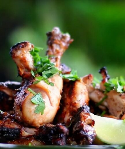 BBQ chicken drumsticks