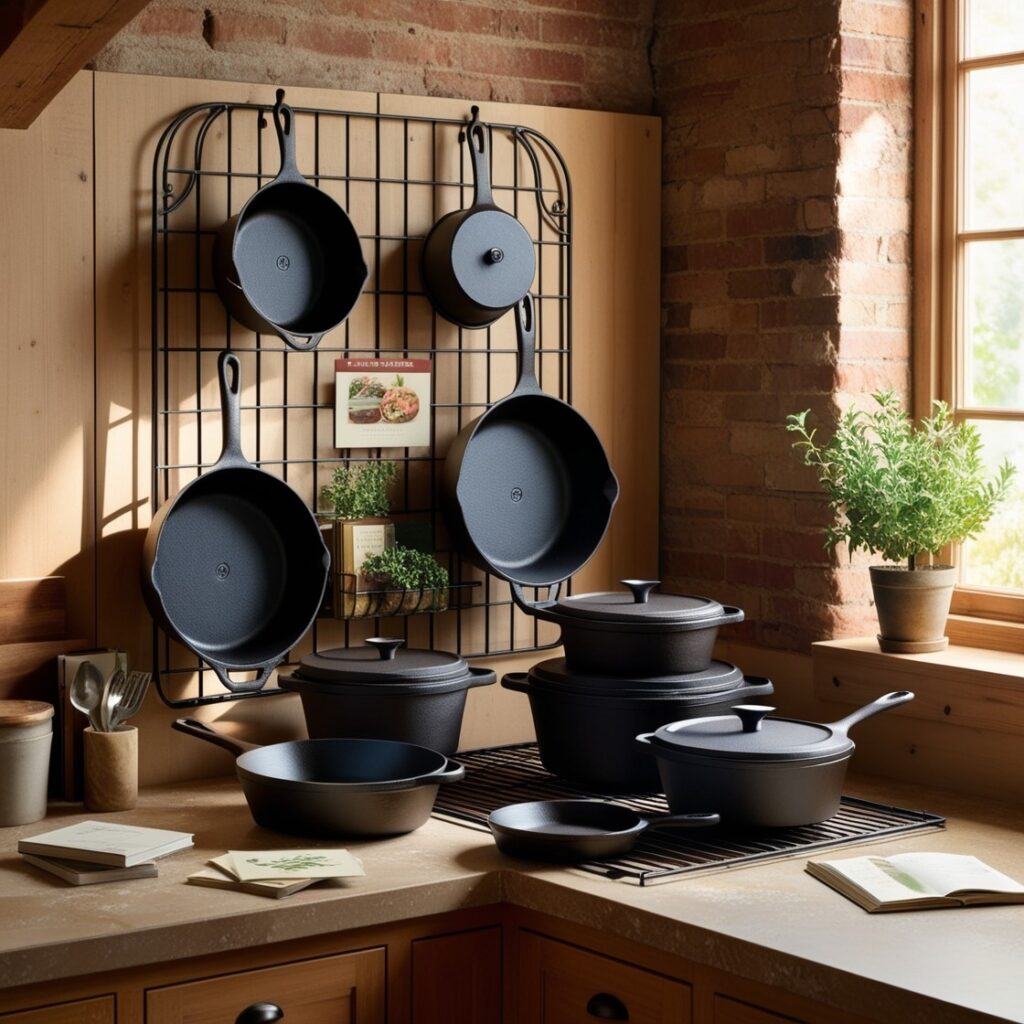 Cast Iron Cookware Storage