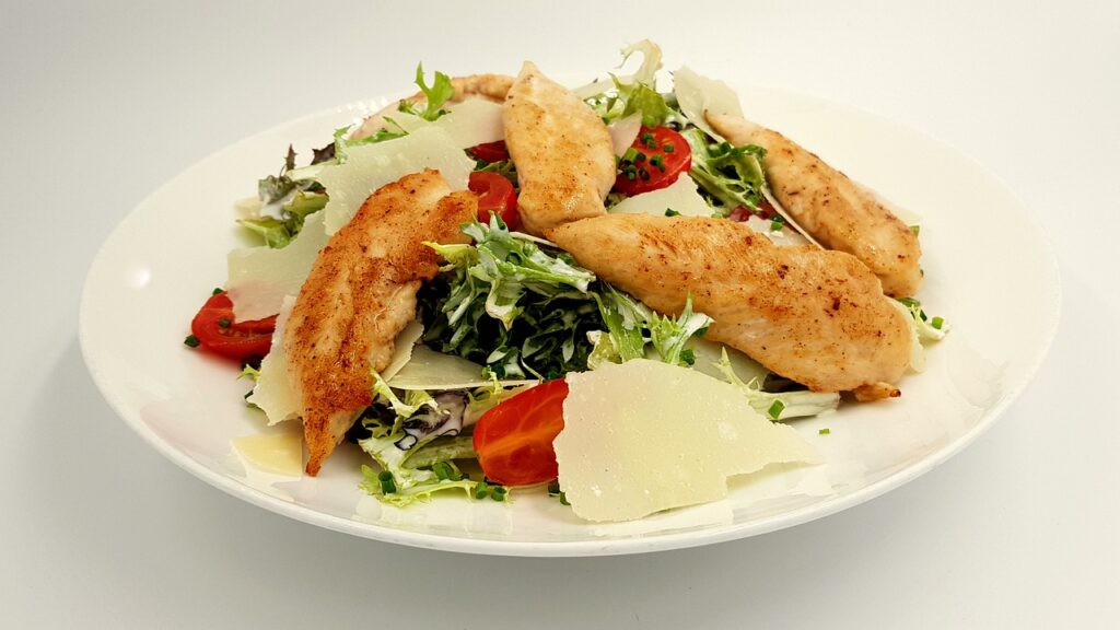 Chicken Caesar salad