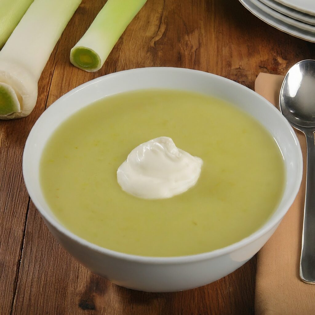 Leek and potato soup