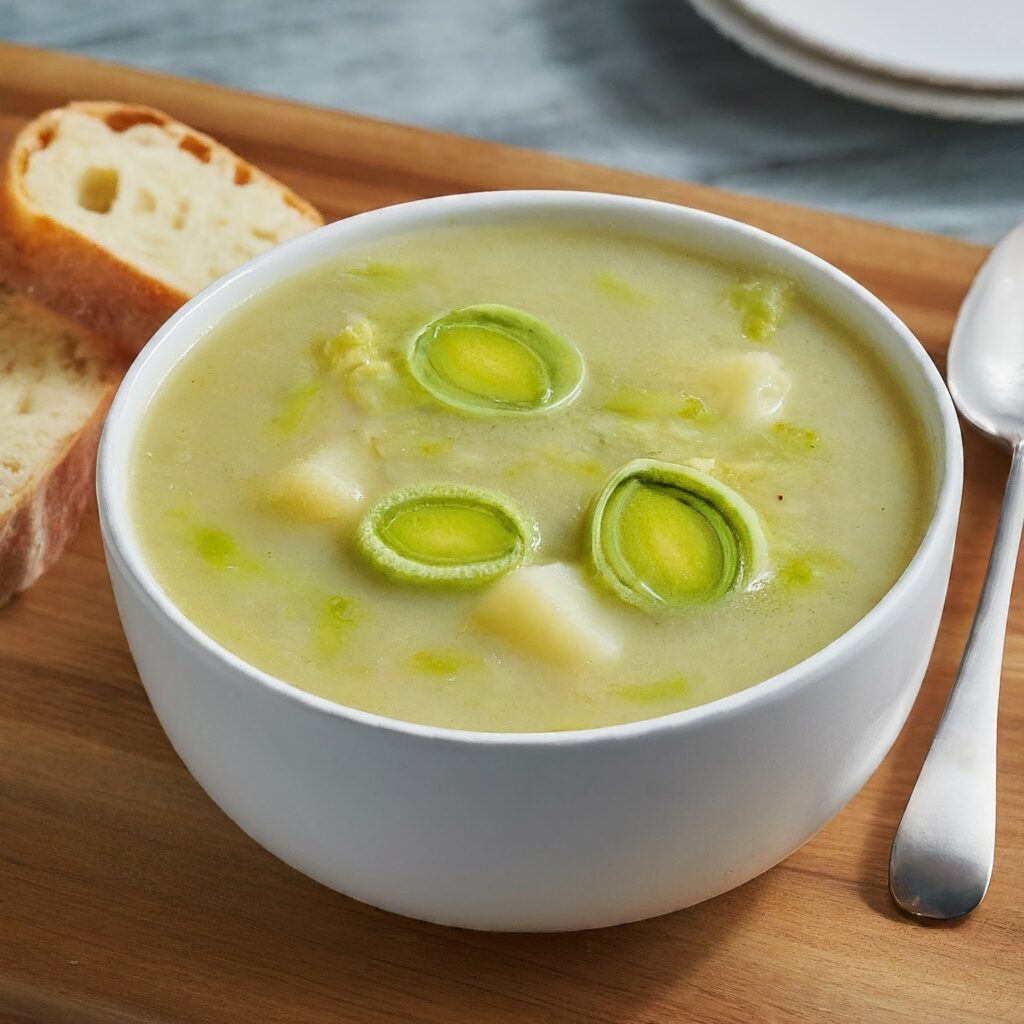 Leek and potato soup