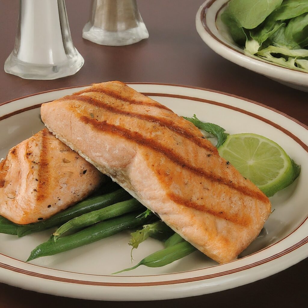 grilled salmon