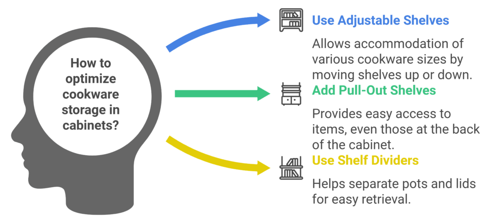 optimize cookware storage