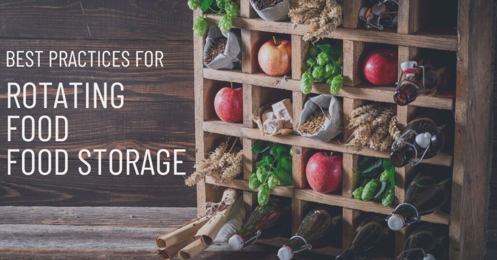 rotating food storage