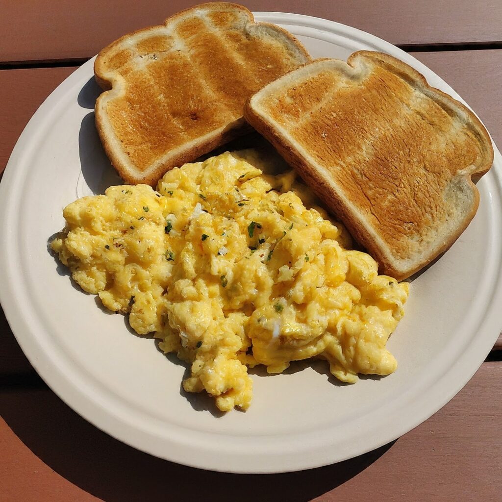 scrambled eggs